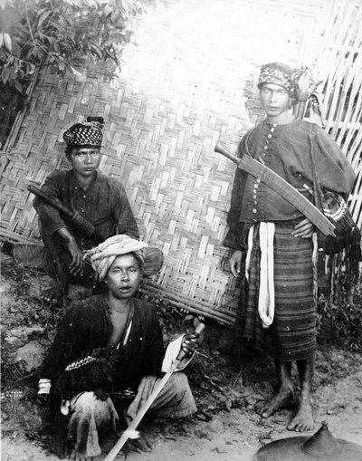 Kachin-Krieger, ca. 1898-91 von Felice Beato